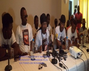 les artistes guinéens rendent hommage au victimes de Rogbané