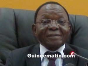 Claude Kory Kondiano, président de l'Assemblée nationale de Guinée, 