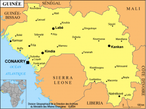 carte de la Guinée