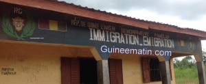 Service immigration, Pamelap, Forécariah, frontière de la Sierra Leone
