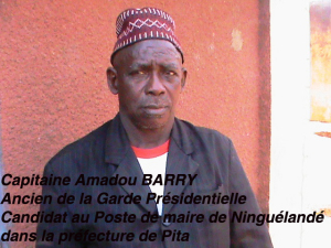 Capitaine_Amadou_BARRY, Commune rurale Ninguélandé, Pita,