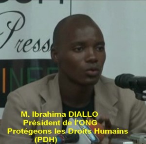 Ibrahima DIALLO, Président de l'ONG Protégeons les Droits Humains (PDH)
