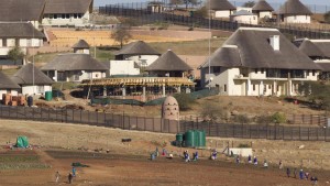 Afrique du Sud, Vue sur la résidence secondaire du président sud-africain Jacob Zuma à NKandl