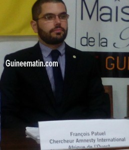 François Patuel, chercheur Amnesty International pour l'Afrique de l'Ouest
