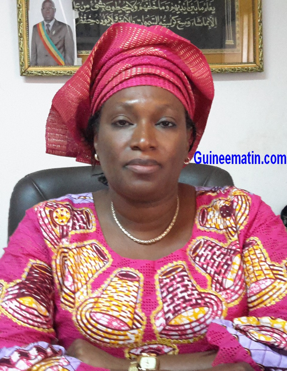 Fatou Baldé, présidente de la Coalition des Femmes Leaders de Guinée