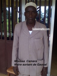 Moussa Camara, maire de Gaoual