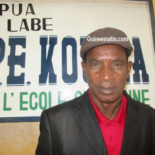 Chef section pédagogique,DPE par intérim à Koubia Mamadou Ecole Diallo (1)