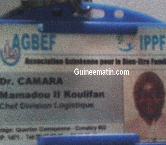 Feu Dr. Mamadou Koulifan II Camara