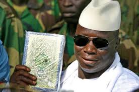 Yaya Jammeh, président de la République de Gambie