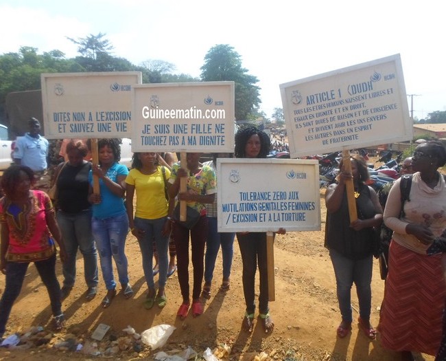 marche contre les violences basées sur le genre à N'zérékoré