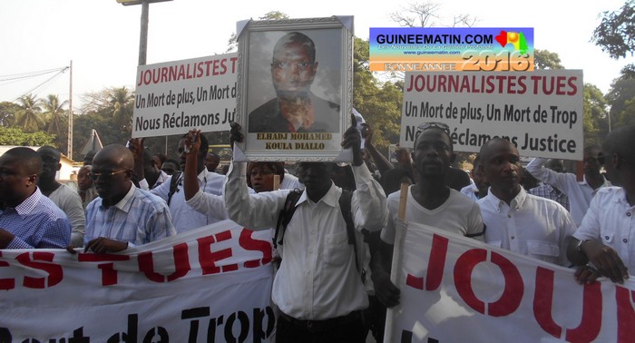 Marche des journalistes
