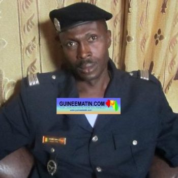 commissaire spécial de la sécurité routière de Bambéto, le Capitaine Moussa Camara