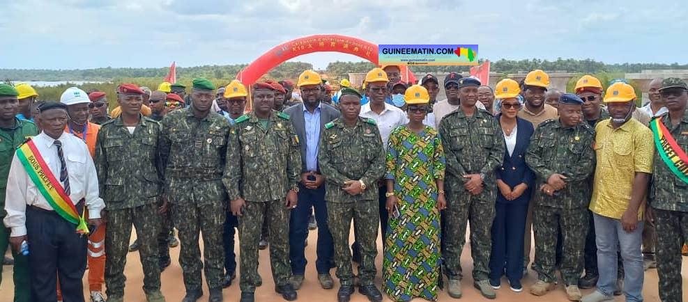 Simandou Project Inauguration Of The Dk Bridge Built By Winning