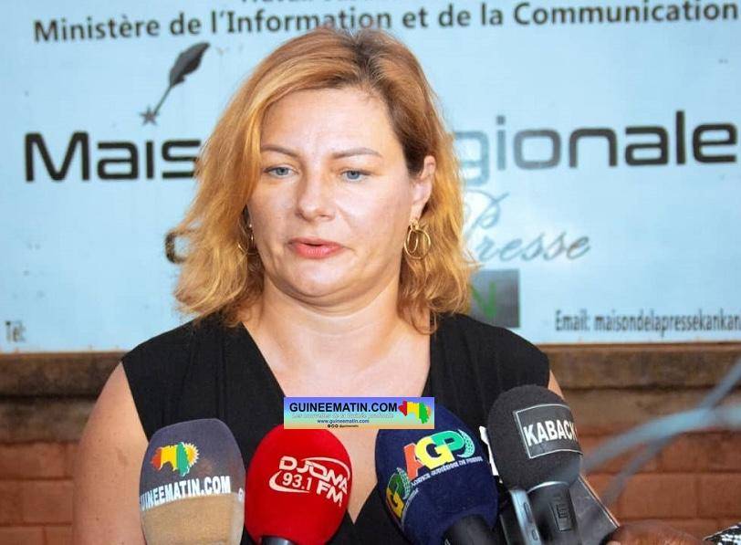 Kankan Lambassadrice De Lunion Europ Enne Conf Re Avec La Presse