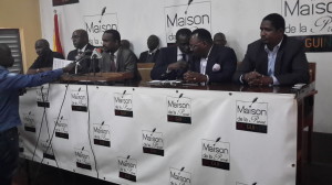 Conférence de presse de l'opposition guinéenne
