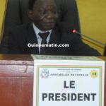 le président de l'Assemblée nationale, Claude Kory Kondiano