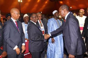 l'opposant Sidya Touré et le président Alpha Condé