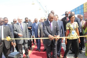 port, inauguration du terminal à conteneurs, Bolloré, président, ambassadeur, France, Chine