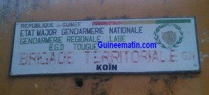 Gendarmerie, Koïn, Koin