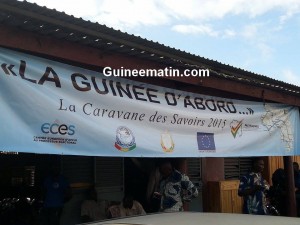 Caravane des savoirs, la Guinée d'abord 