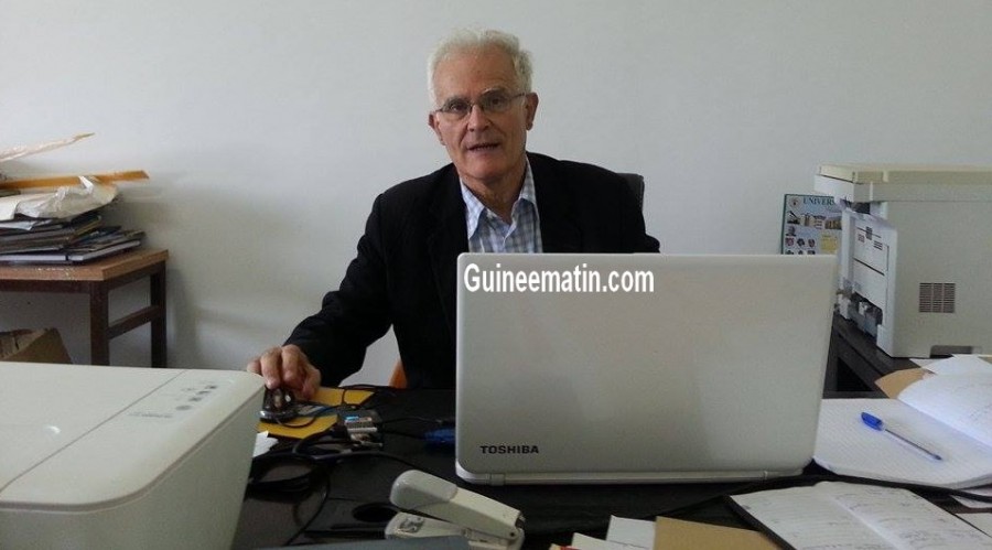 Professeur Daniel Gouadain recteur de l'université Koffi Annan de Guinée