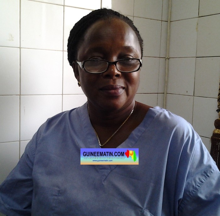 Dr. Ciré Camara du service gynéco-obstétrique du Centre Médical Communal (CMC) de Ratoma