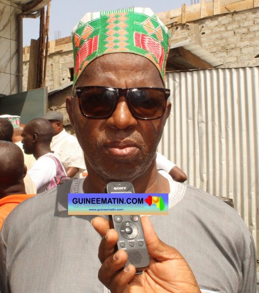 ElhadjAlpha Oumar Diallo, président du collectif des déguerpis de Kaporo-Rails, Kipé 2, Dimesse,
