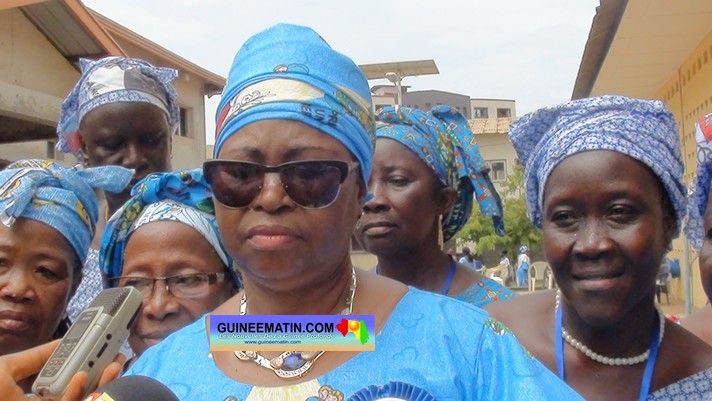 présidente nationale des femmes catholique de Guinée, Juliette Titi Kamano,