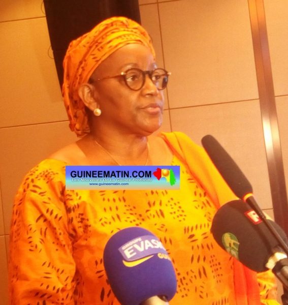 Mama Kanny Diallo, ministre du plan et de la coopération internationale,