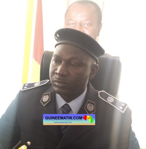  contrôleur général de police, Mamoudou Camara, porte-parole de la police nationale