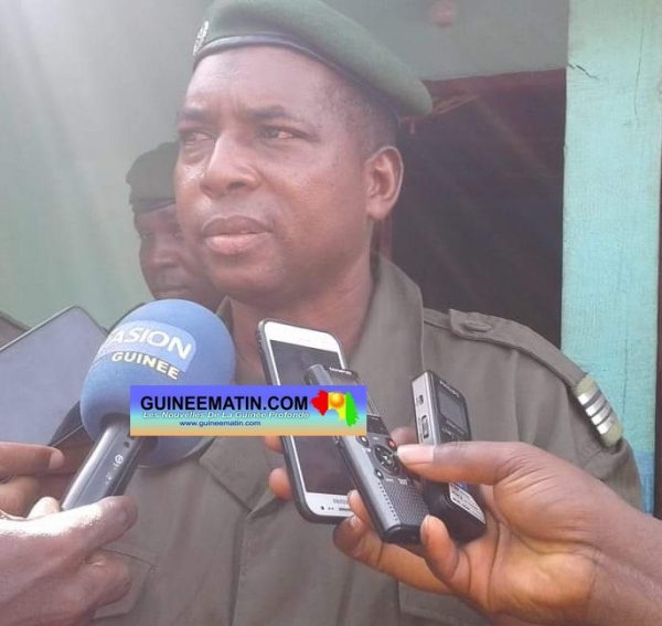 Ibrahima Diallo, commandant adjoint de la compagnie de la gendarmerie routière de Kindia,