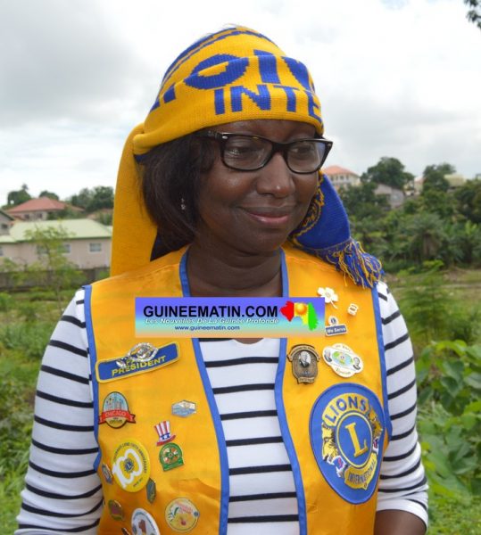 Paste présidente de Lions Club Conakry Réveil, Binta Ann,
