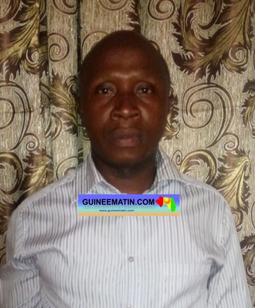 Camarade Fodé Camara, membre de la représentation du Syndicat Libre des Enseignants et Chercheurs de Guinée 