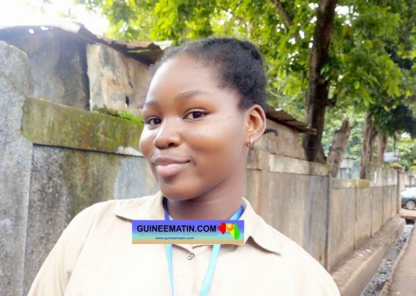 Condé Fatouma Seydi, élève au complexe scolaire Kofi Annan de Guinée