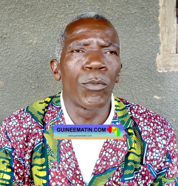 Joseph Lamah, président du district de Gbana