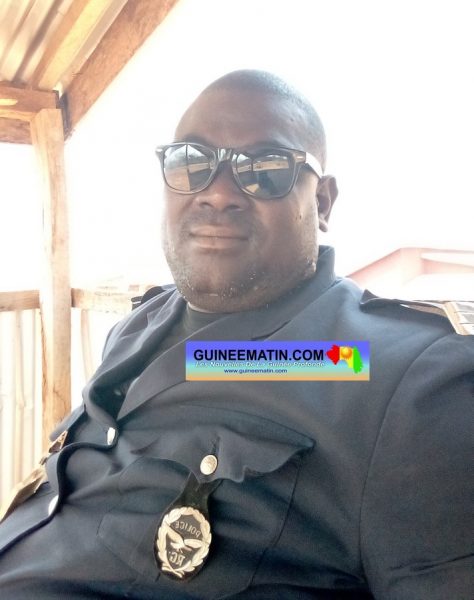  capitaine de la police Mohamed Lamine Keita, commissaire spécial adjoint de la sécurité routière de Faranah,