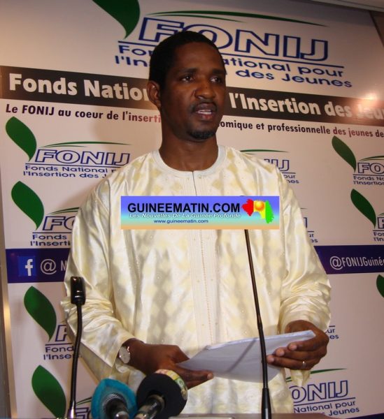 ministre de la jeunesse et de l’emploi des jeunes, Mouctar Diallo,