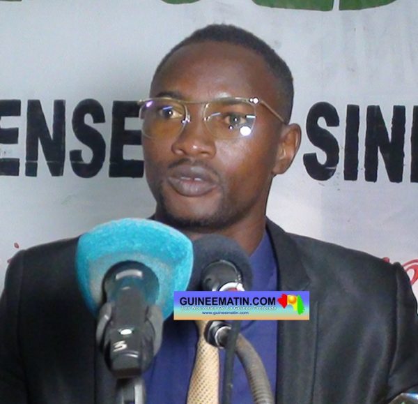 Me Oumar Aïssata Camara, le porte-parole de l’Union pour la défense des sinistrés de Souapiti