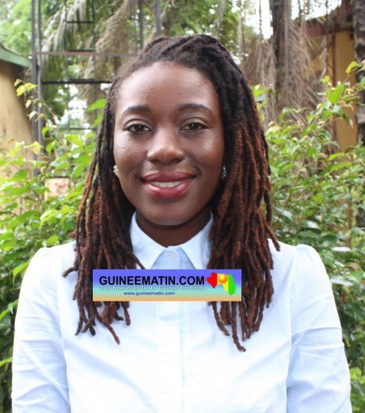 Aminata Doukouré, responsable de la mobilisation de l’ONG Jeunes solidaires