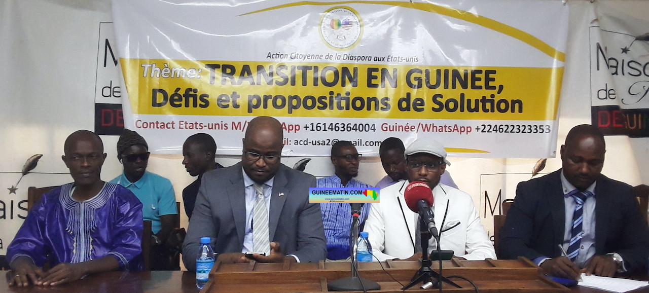 Transition en Guinée : la plateforme Action Citoyenne de la Diaspora aux Etats-Unis fait des propositions