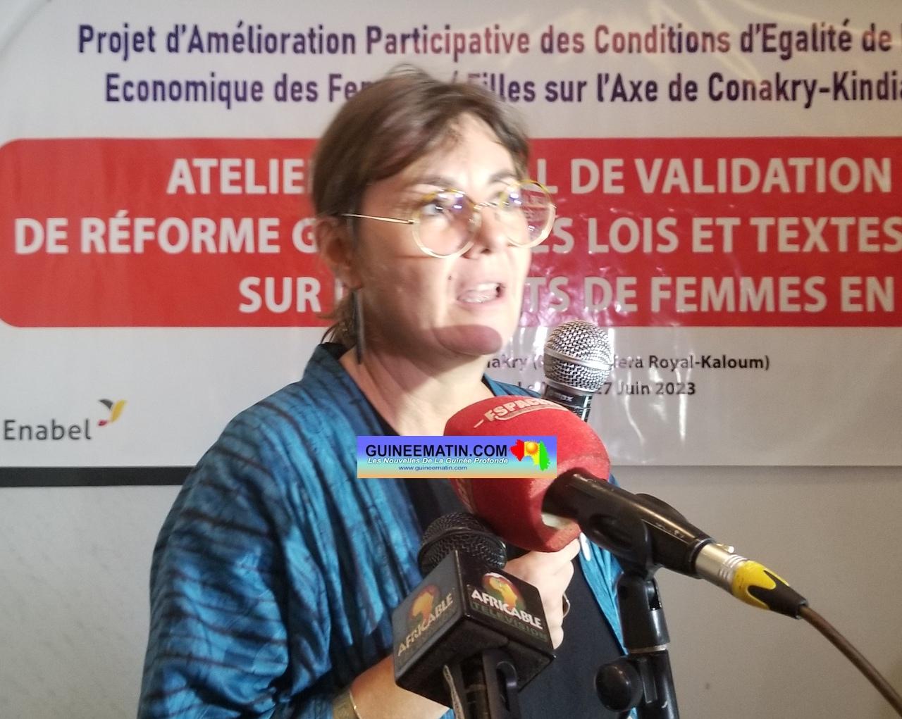 Guinée : tenue l’atelier national de validation du projet de réforme globale des lois et textes réglementaires sur les droits de femmes