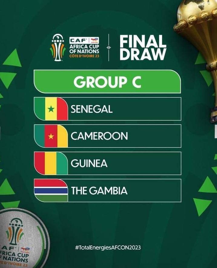 CAN 2024 la Guinée dans la poule C avec le Sénégal, le Cameroun et la