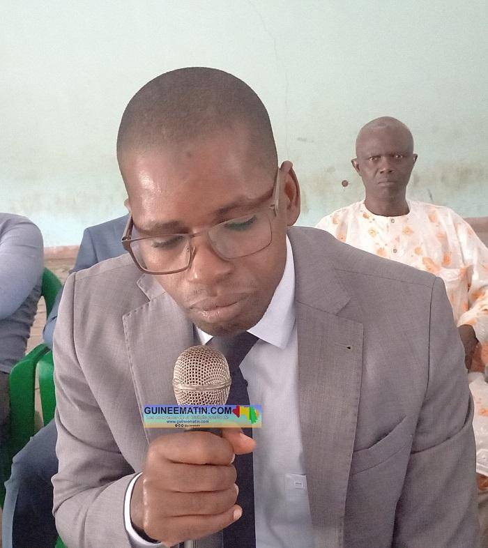Télimélé : le procureur de la République Moustapha Mariam Diallo échange avec les officiers de police judiciaire