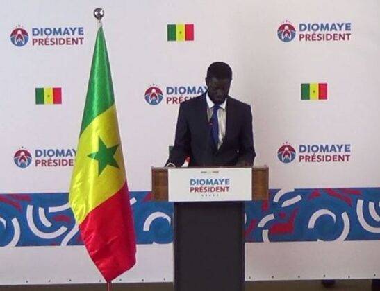 Bassirou Diomaye Faye Président élu Du Sénégal « Je Mengage à